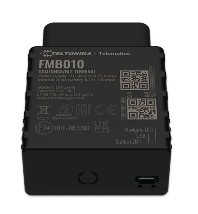 Teltonika FMB010 OBDII Plug-and-Play GPS-Fahrzeugtracker mit GNSS, GSM und Bluetooth 4.0