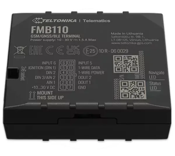 Teltonika · Tracker GPS · FMB110 · Fahrzeug · GNSS/GSM/BLE 4.0