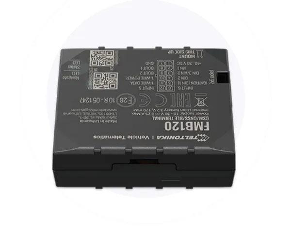 Teltonika FMB120 Fahrzeug-GPS-Tracker mit GNSS/GSM/BLE 4.0