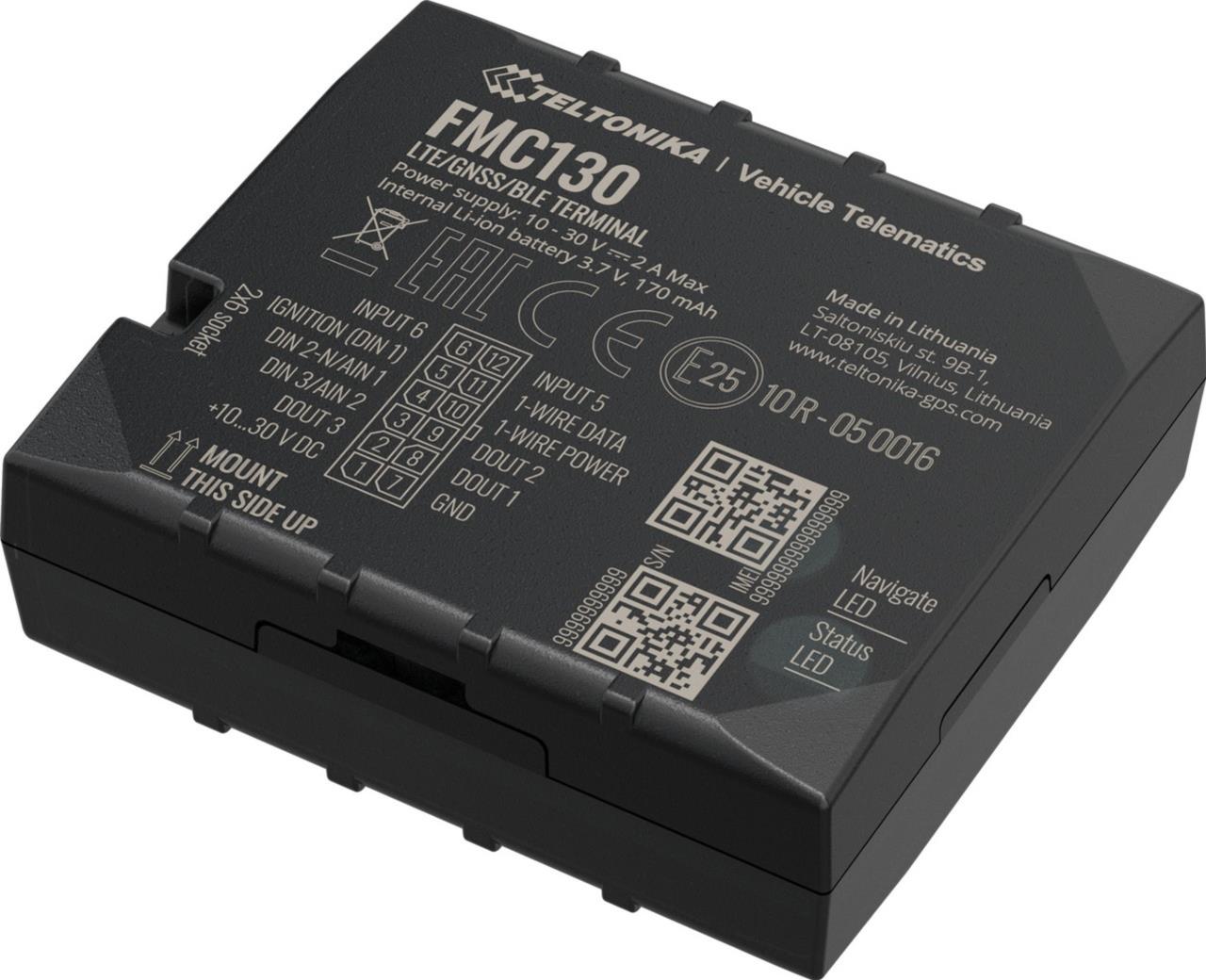 Teltonika · Tracker GPS · FMC130 · Fahrzeug · LTE/3G/2G/GNSS/BLE 4.0