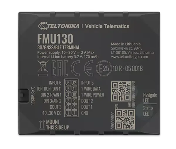 Teltonika · Tracker GPS · FMU130 · Fahrzeug · 3G/GSM/GNSS/BLE 4.0