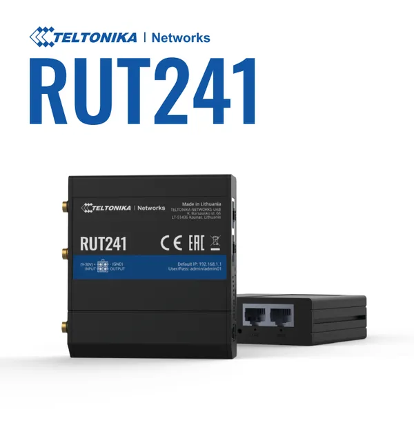 Teltonika RUT241 kompakter 4G/LTE-Router mit RMS-Unterstützung