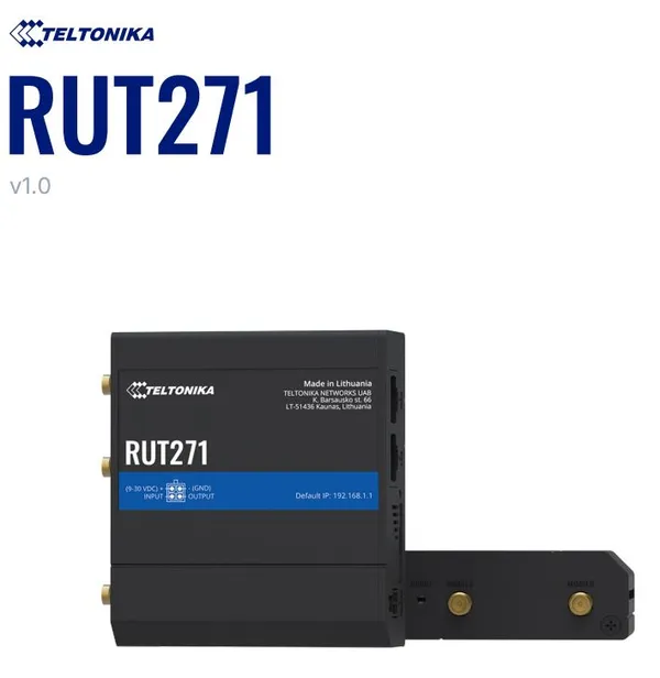Teltonika · Router · RUT271 · Redcap 5G Router · eSIM