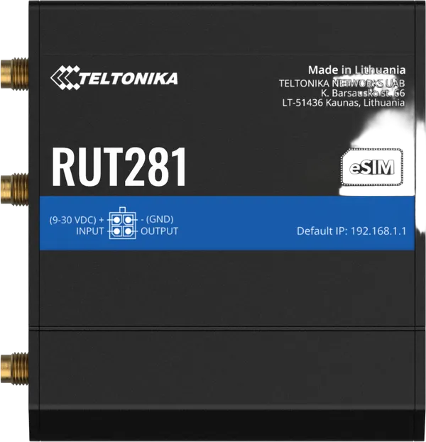 Teltonika · Router · RUT281 · Kompakter-4G/LTE Router