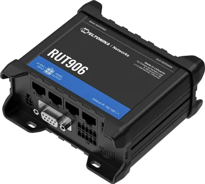 Teltonika RUT906 LTE Cat 4 Router mit Dual-SIM, WLAN und GNSS