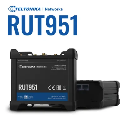 Teltonika RUT951 Dual-SIM LTE-Router mit WLAN und 4 Ethernet-Ports