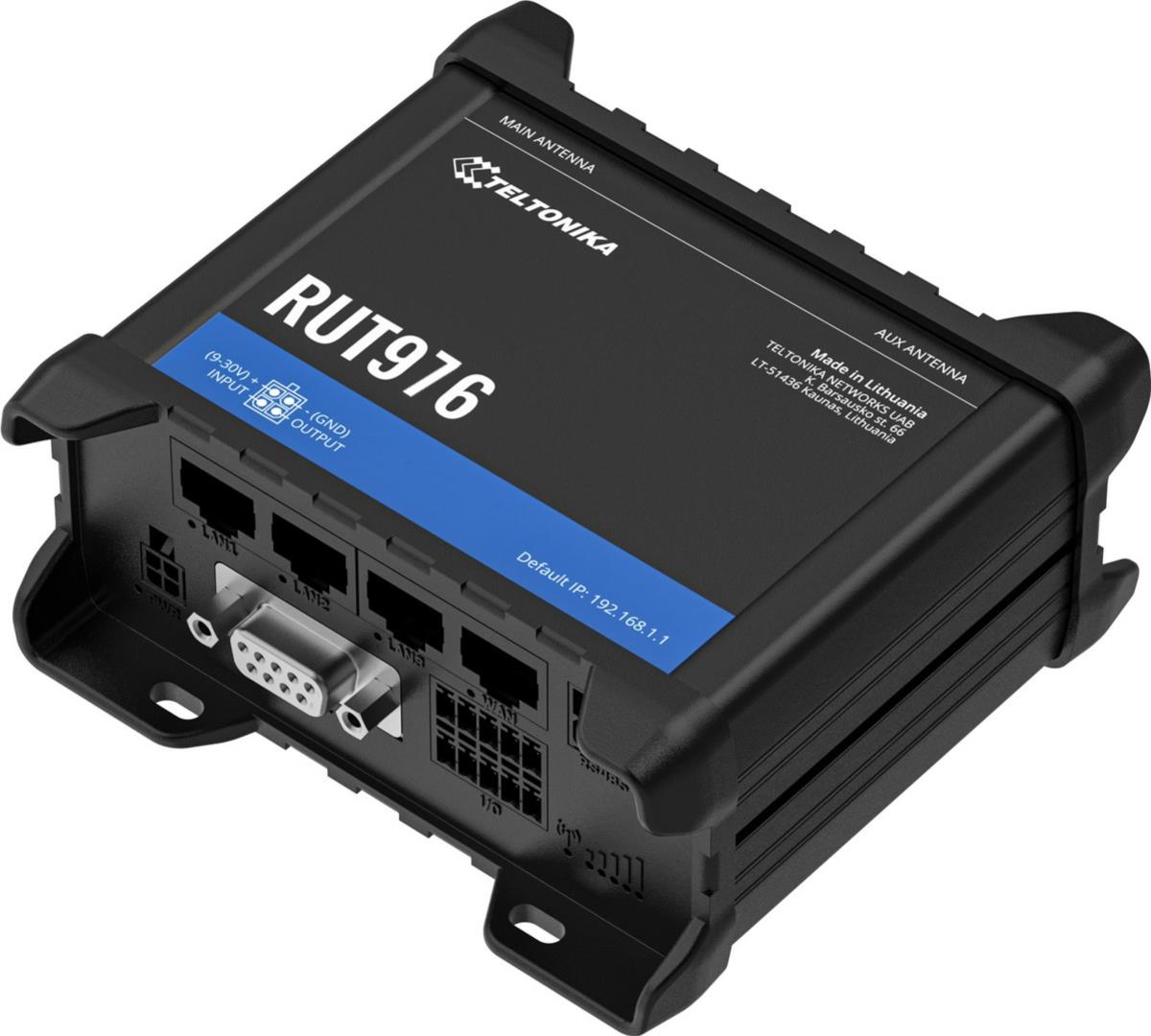Teltonika RUT976 Industrial 5G RedCap Router mit SA-Architektur