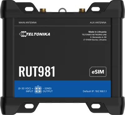 Teltonika · Router · RUT981 · GLOBAL 4G Router