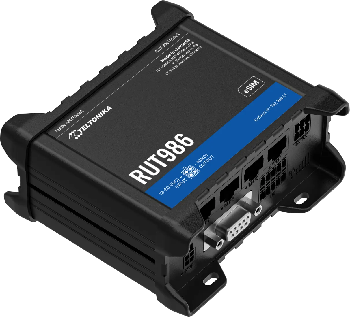 Teltonika · Router · RUT986 · INDUSTRIAL GLOBAL LTE CAT 4 Router Teltonika · Router · RUT986 · INDUSTRIAL GLOBAL LTE CAT 4 Router