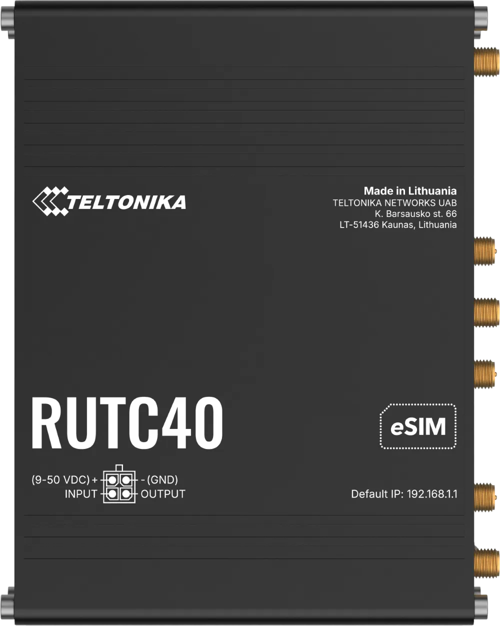 Teltonika · Router · RUTC40 · 4G Edge Router Teltonika · Router · RUTC40 · 4G Edge Router