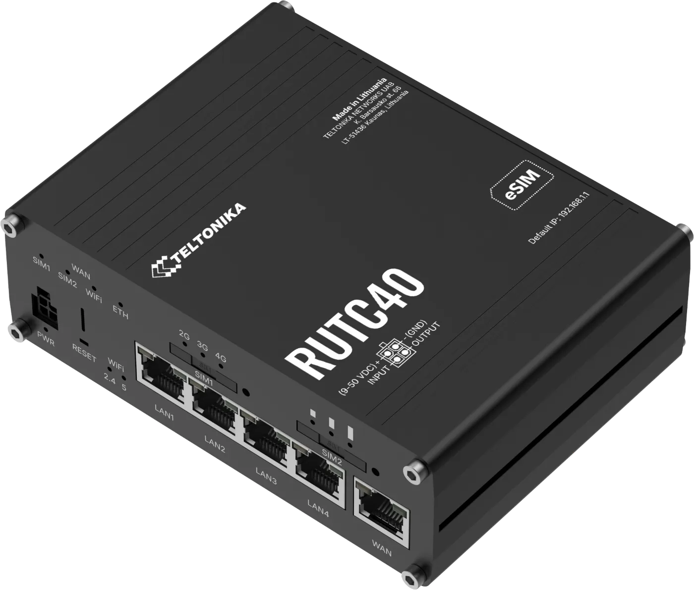 Teltonika · Router · RUTC40 · 4G Edge Router Teltonika · Router · RUTC40 · 4G Edge Router
