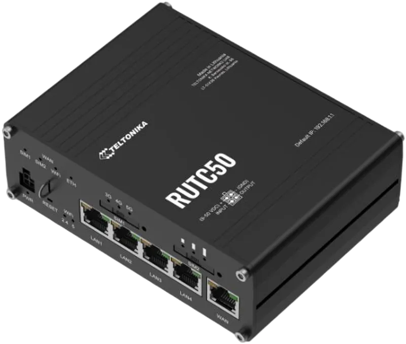 Teltonika RUTC50 Enrutador 5G con Wi-Fi 6
