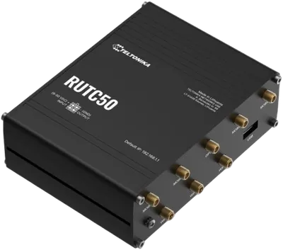 Teltonika RUTC50 5G Router with Wi-Fi 6 and Dual-SIM Teltonika RUTC50 5G Router with Wi-Fi 6 and Dual-SIM