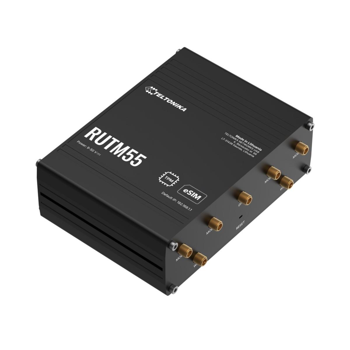 Teltonika RUTM55 5G Industrie-Router mit Dual-SIM und RS232/RS485