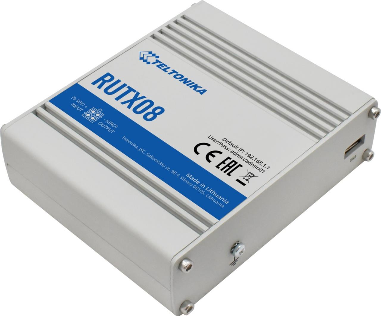 Teltonika RUTX08 Industrial Ethernet-to-Ethernet VPN-Router