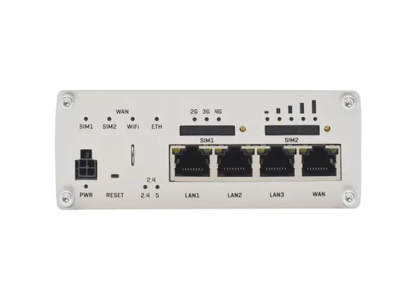 Teltonika · Router · RUTX11 · LTE CAT6 Router WLAN, Dual Band WiFi  (Wave-2 802.11ac), 4x Gigabit LAN Port, Bluetooth, 2 SIM, USB, GNSS, M2M · eSIM
