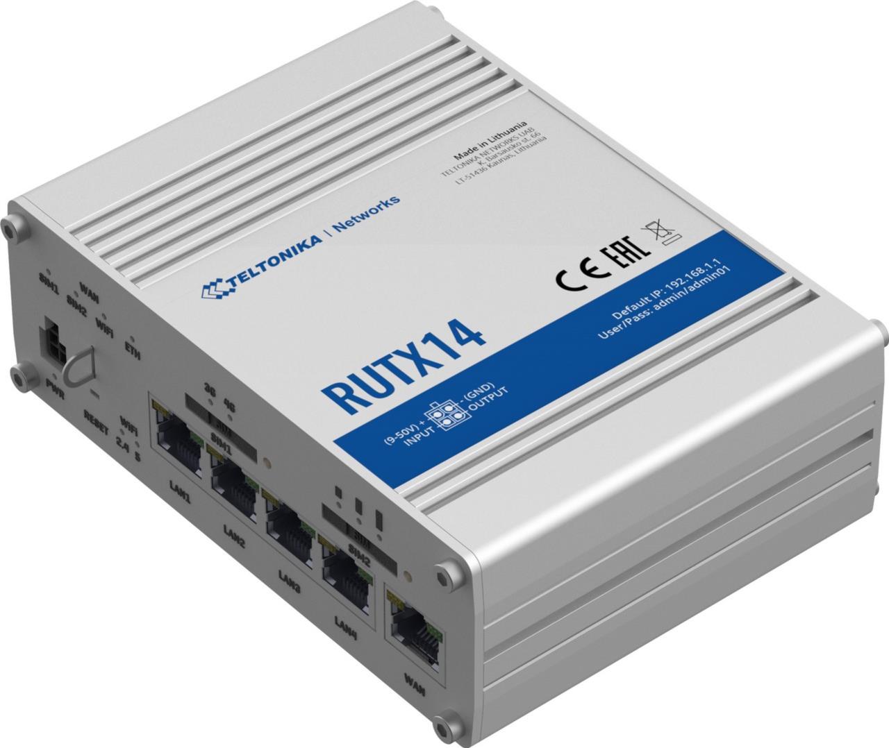 Teltonika RUTX14 LTE CAT12 Single-Modem-Router