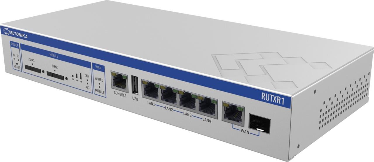 Teltonika RUTXR1 Enterprise-Rack-Router mit SFP- und LTE-Konnektivität