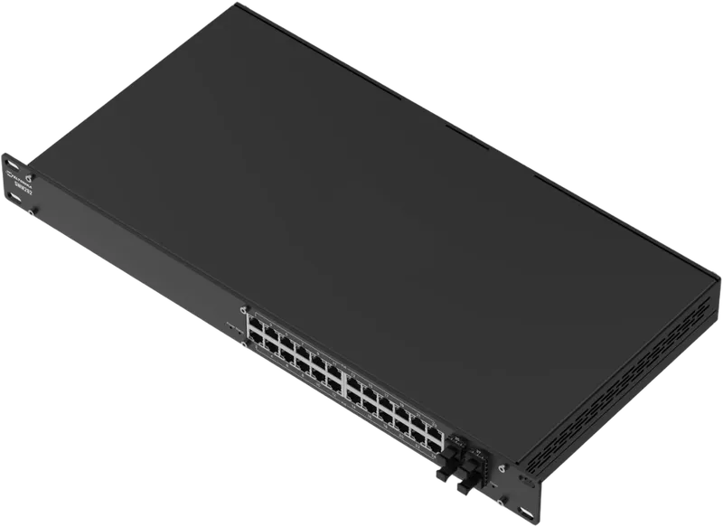 Teltonika · Switch · SWM282 · 24 Port Gigabit managed PoE L2+ Switch, 4x SFP, 19"