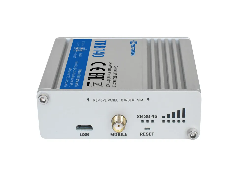 Teltonika · Gateway · TRB140 · LTE CAT4 RJ45 · eSIM