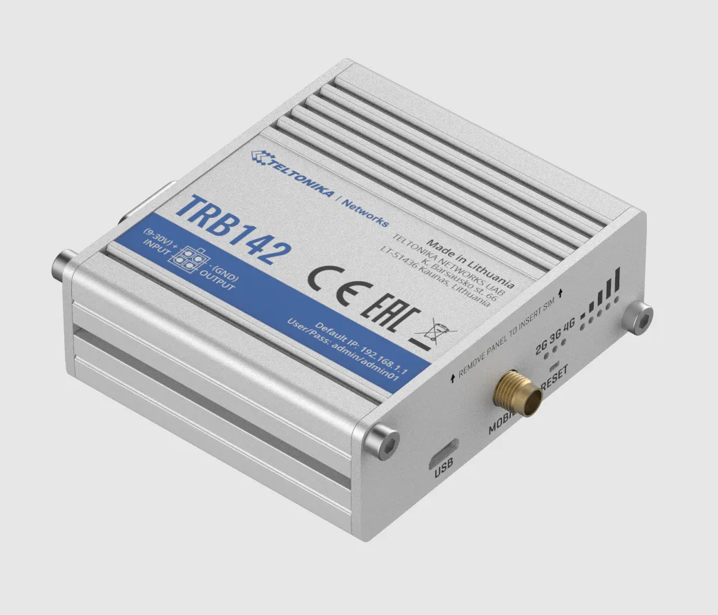 Teltonika · Gateway · TRB142 · LTE CAT4 RS232