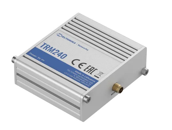 Teltonika TRM240 industrielles LTE Cat 1 Modem mit Aluminiumgehäuse