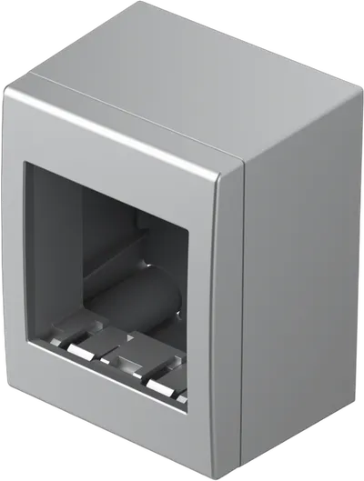 TEM Serie Modul Aufputzgehäuse IP20 BOX NO CUBO WITH BACK SIDE COV