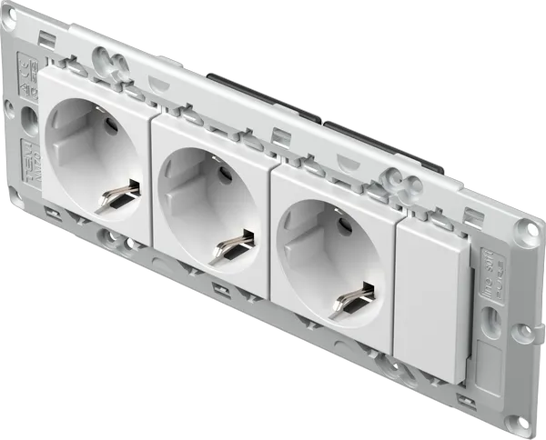 TEM Serie Modul Sets SOCKETS SET 3x Schutzkontakt 2P+E 16A TEM Serie Modul Sets SOCKETS SET 3x Schutzkontakt 2P+E 16A