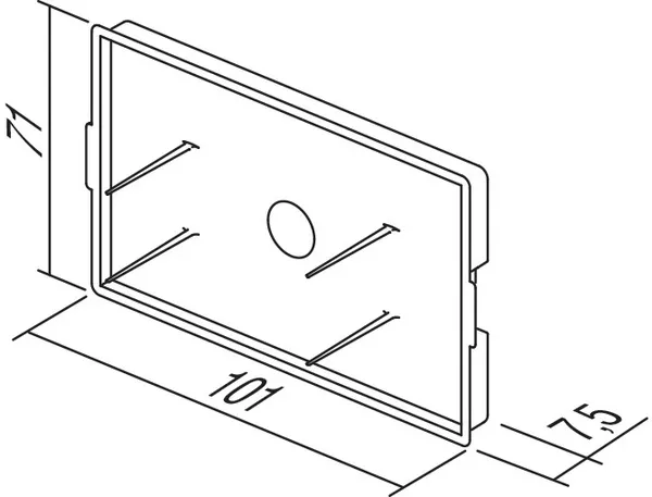 TEM Serie  Unterputz Dosen BOX COVER PROTECTIVEPM3 20/1