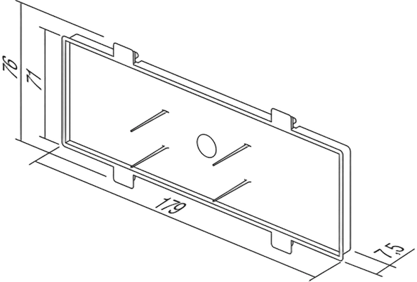 TEM Serie  Unterputz Dosen BOX COVER PROTECTIVEPM7 10/1