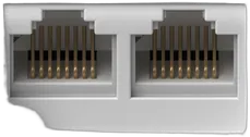 TEM Serie  Ekonomik SOCKET CAT6s KS DOUBLE2x RJ45 NB