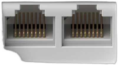TEM Serie  Ekonomik SOCKET CAT6s KS DOUBLE2x RJ45 NB
