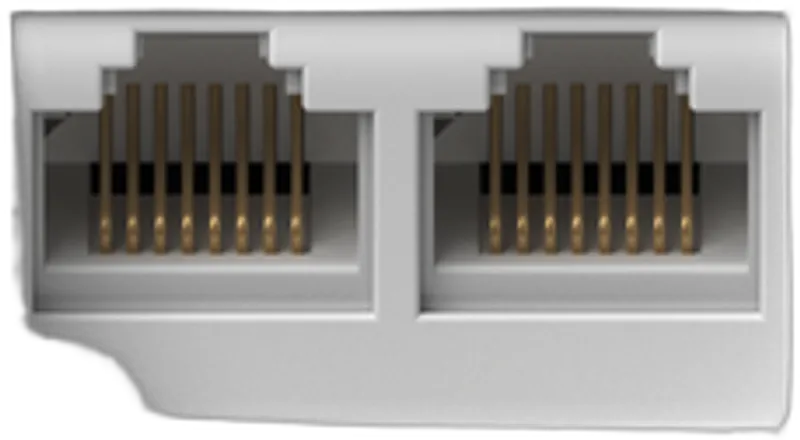 TEM Serie  Ekonomik SOCKET CAT6s KS DOUBLE2x RJ45 NB