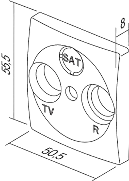 TEM Serie  Ekonomik COVER TV-R2P/3P PW