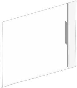 TEM Serie  Modul Brüstungskanal COVER PLATE MA92 2/3M PW