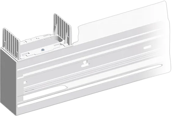 TEM Serie  Modul Brüstungskanal L-BEND MA130x65 PW