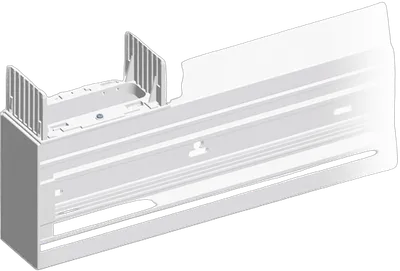 TEM Serie  Modul Brüstungskanal L-BEND MA130x65 PW