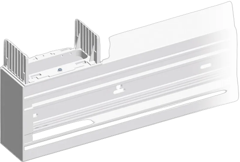 TEM Serie  Modul Brüstungskanal L-BEND MA130x65 PW