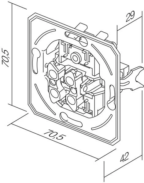 TEM Serie  Ekonomik Schalter Jalousie 10AX 250V~