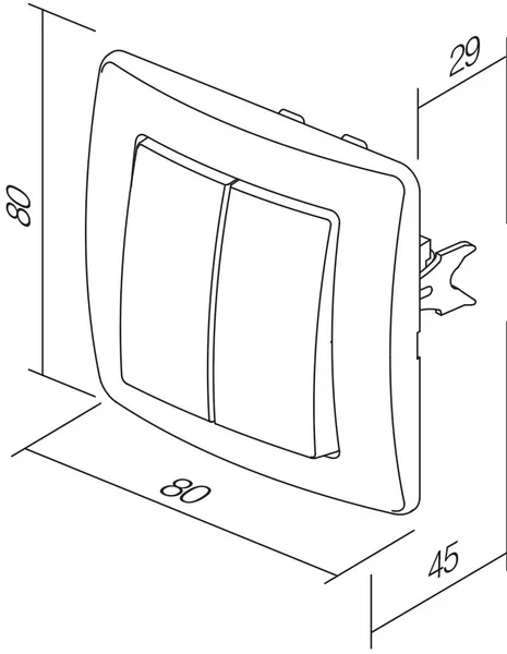 TEM Serie Ekonomik Schalter Jalousie 10AX 250V~ __ NT 09 TEM Serie Ekonomik Schalter Jalousie 10AX 250V~ __ NT 09