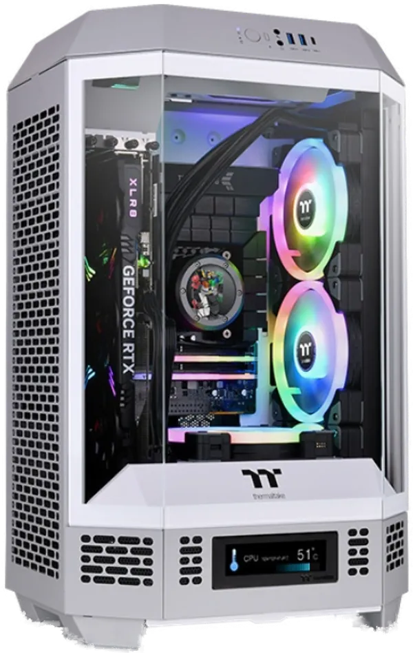 Geh Thermaltake The Tower 300 Mini Tower "Limestone" retail