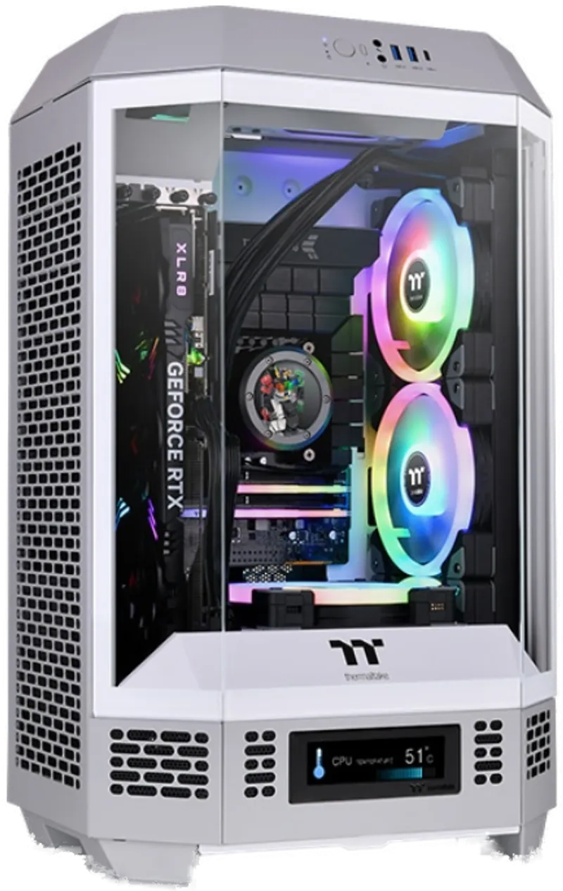 Geh Thermaltake The Tower 300 Mini Tower "Limestone" retail