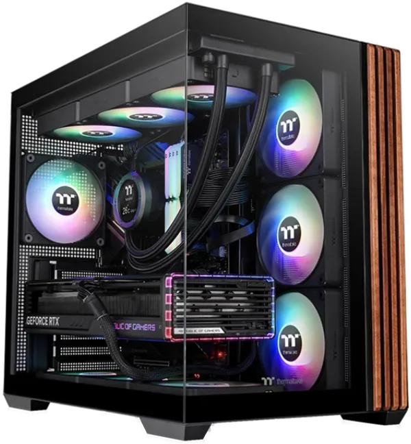 Geh Thermaltake View 380 WS Midi Tower "ARGB" Black retail