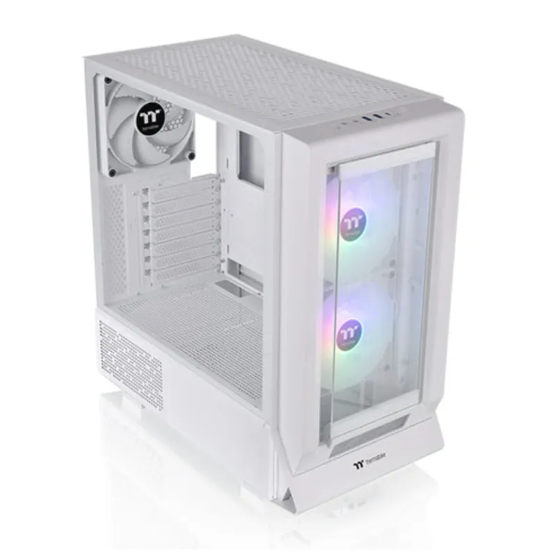 Geh Thermaltake Ceres 350 MX Midi Tower  "ARGB Snow"   White retail