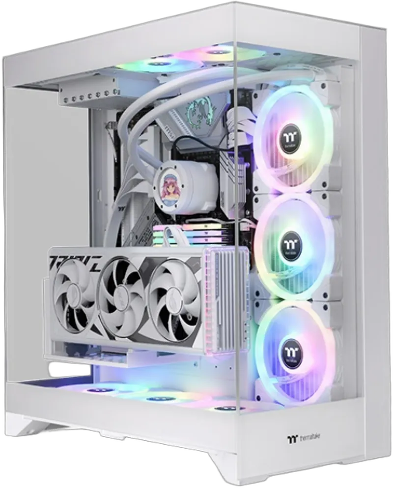 Geh Thermaltake CTE E550 TG Midi Tower  "Snow"         White retail