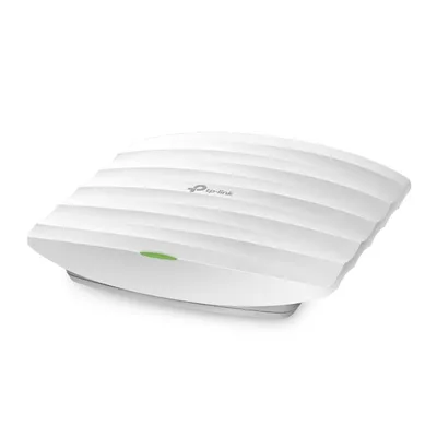 TP-Link EAP115 Decken-WLAN-Access-Point mit gerippter Oberfläche, grünem LED-Statuslicht und TP-Link Logo für schnelle 300 TP-Link EAP115 Decken-WLAN-Access-Point mit gerippter Oberfläche, grünem LED-Statuslicht und TP-Link Logo für schnelle 300