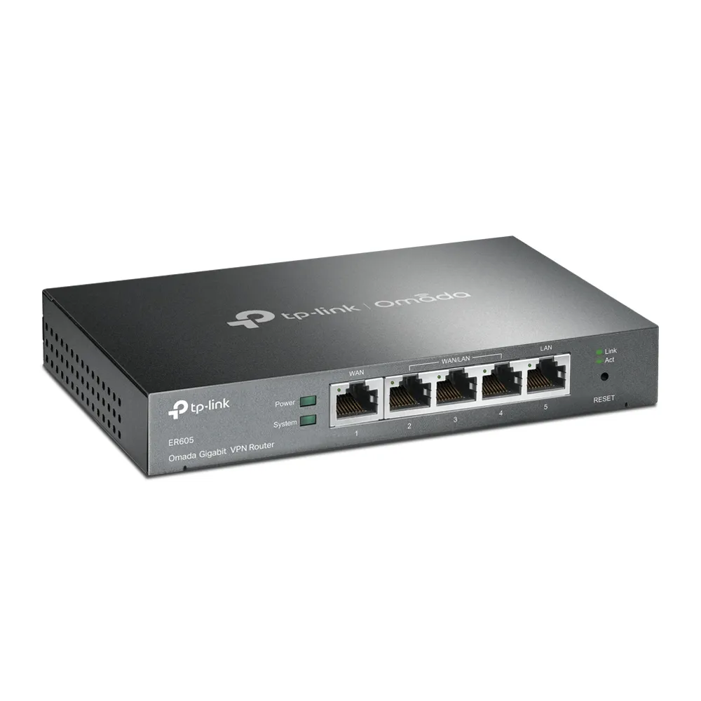 TP-Link Omada WL-Router ER605 Gigabit Multi-WAN Router TP-Link Omada WL-Router ER605 Gigabit Multi-WAN Router
