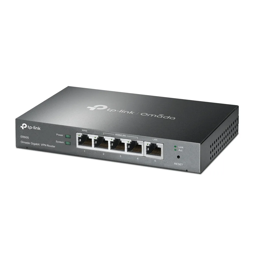 TP-Link Omada WL-Router ER605 Gigabit Multi-WAN Router TP-Link Omada WL-Router ER605 Gigabit Multi-WAN Router