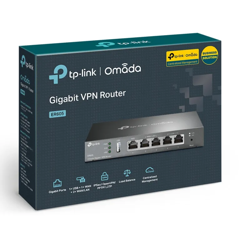 TP-LINK SafeStream ER-605 (TL-R605) - Router TP-LINK SafeStream ER-605 (TL-R605) - Router