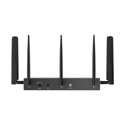 TP-Link Omada ER703WP-4G-Outdoor, чёрный уличный роутер с шестью антеннами и портом питания для установки на открытом